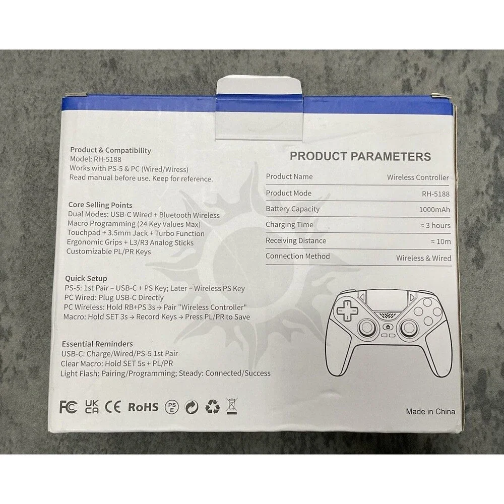 RGB Wireless Controller RH-5188